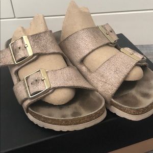 Birkenstock Women's Washed Suede Leather Pre-Owned